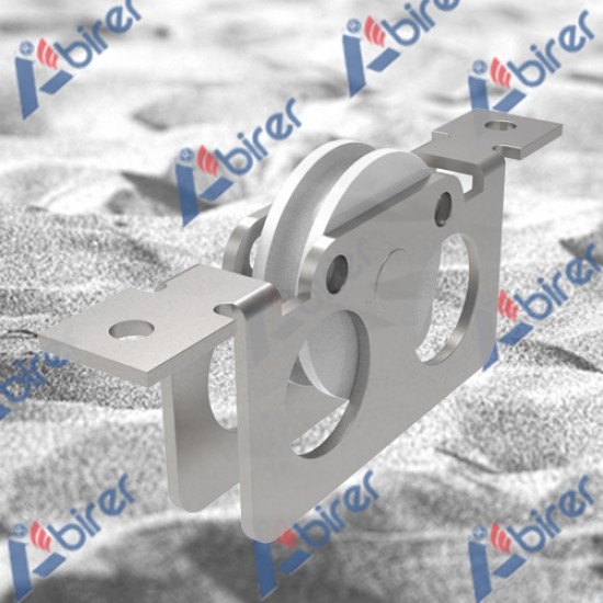PVC 27 MM AYARSIZ TEKLİ RULMANLI-RULMANSIZ TEKER