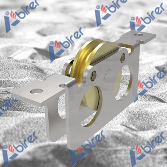 PVC 27 MM AYARSIZ TEKLİ RULMANLI-RULMANSIZ TEKER