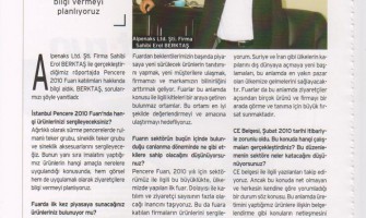FUAR SEKTÖR İÇİN ÖNEMLİ BİR FIRSAT