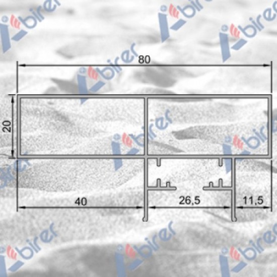 WTEND PLİSE DİKME PROFİLİ