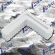 PLASTİK KANAT PROFİL 45'LİK KÖŞE BİRLEŞTİRME TAKOZU