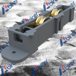 PLASTİK GÖVDE ISI YALITIM SERİ DOUBLE OMEGA AYARLI ÇİFTLİ TEKER